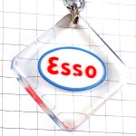 キーホルダー・エッソ石油ブルボン社製 ESSO EXXONMOBIL USA BOURBON