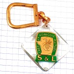 キーホルダー・シャンパーニュのブドウ房シャンパン葡萄酒クレディアグリコル銀行ブルボン社製 CREDIT-AGRICOLE BANK FRANCE