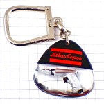 キーホルダー・アトラスコプコ工具ブルボン社製 ATLAS-COPCO SWEDEN BOURBON FRANCE