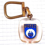 キーホルダー・翼を広げた鳥HPミリタリー飛行機戦闘機ブルボン社製  POTEZ HENRY-POTEZ BOURBON FRANCE