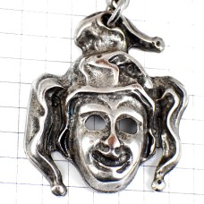 キーホルダー・ベニス仮面カーニバル銀色ヴェネツィア祭りシルバー銀色 VENEZIA ITALIA CARNAVAL MASQUE