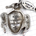 キーホルダー・ベニス仮面カーニバル銀色ヴェネツィア祭りシルバー銀色 VENEZIA ITALIA CARNAVAL MASQUE