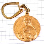 キーホルダー・聖なる戒律カトリック聖人聖女ゴールド金色