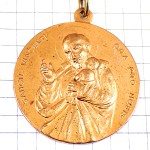 キーホルダー・聖なる戒律カトリック聖人聖女ゴールド金色