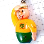 キーホルダー・男の子ＢＰ石油イギリス英国 BP BRITISH-PETROLEUM POMPISTE POMPE ENGLAND