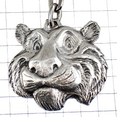 キーホルダー・エッソ石油タイガートラ虎シルバー銀色 ESSO TIGER EXXONMOBIL USA