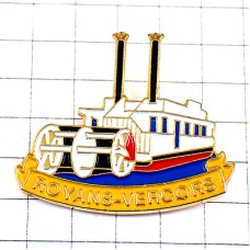 ピンバッジ・ボート蒸気汽船 ROYANS STEAM-BOAT FRANCE ピンバッジ・ボート蒸気汽船 ROYANS STEAM-BOAT FRANCE