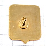 ピンバッジ・オービニーシュルネール町の赤い紋章 AUBIGNY FRANCE