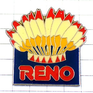 ピンバッジ・ネイティブアメリカン羽根飾りアメリカ/USA米国