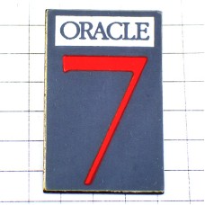 ピンバッジ・オラクル７数字 ORACLE USA