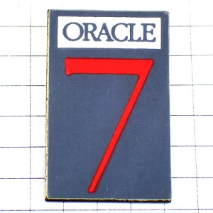 ピンバッジ・オラクル７数字 ORACLE USA
