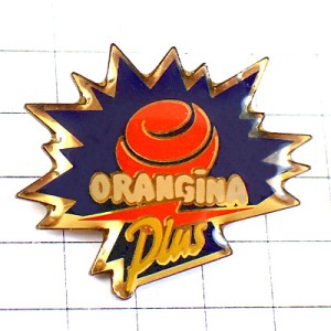 ピンバッジ・オランジーナ飲み物プラス ORANGINA FRANCE