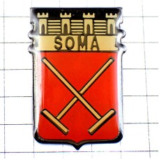 ピンバッジ・赤い紋章ＳＯＭＡ