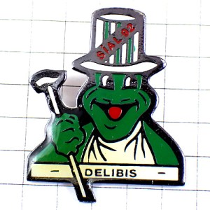 ピンバッジ・カエル蛙シェフ料理人パティシエお菓子職人 DELIBIS PATISSIER FRANCE