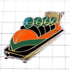 ピンバッジ・雪山ボブスレー五輪アルベールビル1992年ビンテージ中古品