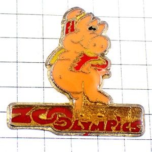 ピンバッジ・動物のオリンピック豚ブタのダンス踊り