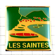 ピンバッジ・小さなボート船の浜辺レサント諸島 LES-SAINTES ISLAND CARAIBES GUADELOUPE FRANCE ピンバッジ・小さなボート船の浜辺レサント諸島 LES-SAINTES ISLAND CARAIBES GUADELOUPE FRANCE