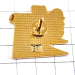 ピンバッジ・黄色いリボンの車プレゼント三角の旗 GIFT