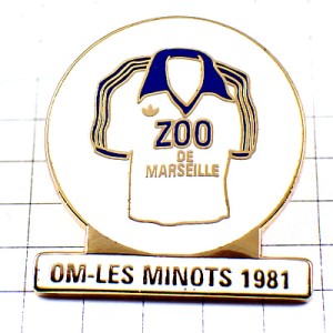 ピンバッジ・オリンピックマルセイユOMサッカーチームのシャツ服アディダス