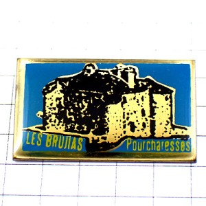 ピンバッジ・南仏のカスタネ城 ピンバッジ・南仏のカスタネ城