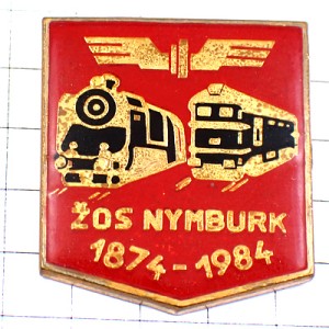 ピンバッジ・蒸気機関車と電車チェコのニンブルク NYMBURK CZECH-REPULIC STEAM