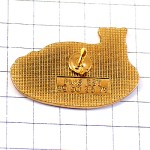 ピンバッジ・クッションの上の黒豹ヒョウ FELIN PANTHER FRANCE