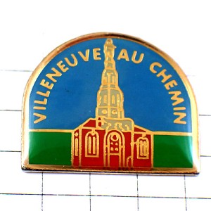 ピンバッジ・カトリック教会の塔