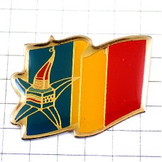 ピンバッジ・ルーマニア国旗マジーク五輪オリンピック冬季アルベールビル ALBERVILLE-1992 SAVOIE MAGIQUE ROMANIA FLAG FRANCE