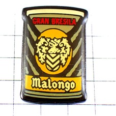 ピンバッジ・コーヒー豆入り缶型マロンコ゚社 CAFES-MALONGO