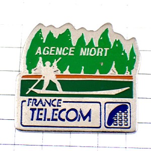 ピンバッジ・ボート船フランステレコム電話会社