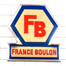 ピンバッジ・アルファベットＦＢ六角形 FRANCE-BOULON TOOLS