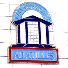 ピンバッジ・アバティーユ青い扉ミネラル水 ABATILLES ARCACHON MINERAL-WATER FRANCE