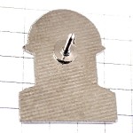 ピンバッジ・アバティーユ青い扉ミネラル水 ABATILLES ARCACHON MINERAL-WATER FRANCE