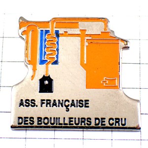 ピンバッジ・香水やアルコール蒸溜 DISTILATION DISTILLERIE BOUILLEURS ASSOCIATION-FRANCAISE ALAMBIC ピンバッジ・香水やアルコール蒸溜 DISTILATION DISTILLERIE BOUILLEURS ASSOCIATION-FRANCAISE ALAMBIC