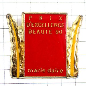 ピンバッジ・雑誌マリクレール美容ビューティコンテスト1990 MARIE-CLAIRE BEAUTE FRANCE ピンバッジ・雑誌マリクレール美容ビューティコンテスト1990 MARIE-CLAIRE BEAUTE FRANCE