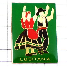 ピンバッジ・ルシタニア民族衣装ポルトガル民族舞踊ダンス踊り POTUGAL SPAIN LUSITANIA FOLK