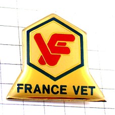 ピンバッジ・六角形ＦＶアルファベット