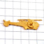 ピンバッジ・ヘリコプター迷彩色カーキ航空機 ALOUETTE AEROSPATIALE EUROCOPTER FRANCE