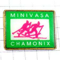 ピンバッジ・シャモニーのスキーヤー達