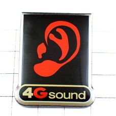 ピンバッジ・赤い耳４Ｇのサウンド音