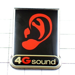 ピンバッジ・赤い耳４Ｇのサウンド音