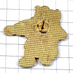 ピンバッジ・動物サイ犀の柔道家しろい道着と黒帯