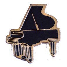 ピンバッジ・アップライト黒いピアノ音楽ミュージック楽器 BLACK PIANO ピンバッジ・アップライト黒いピアノ音楽ミュージック楽器 BLACK PIANO
