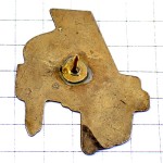 ピンバッジ・アップライト黒いピアノ音楽ミュージック楽器 BLACK PIANO