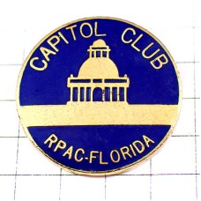 ピンバッジ・クラブ議事堂フロリダ州アメリカ/USA米国 CAPITOL-CLUB RPAC FLORIDA USA