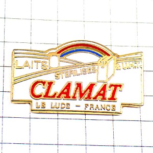 ピンバッジ・乳製品クラマトリコロール青白赤