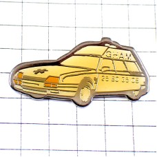 ピンバッジ・シトロエン白い救急車 CITROEN-CX GHAM AMBULANCE