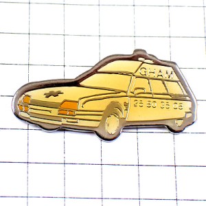 ピンバッジ・シトロエン白い救急車 CITROEN-CX GHAM AMBULANCE