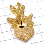 ピンバッジ・大きな角の鹿ハンティング狩猟