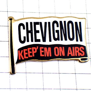ピンバッジ・旗シェビニオン洋服ブランド CHEVIGNON PILOT JACKET FLAG FRANCE